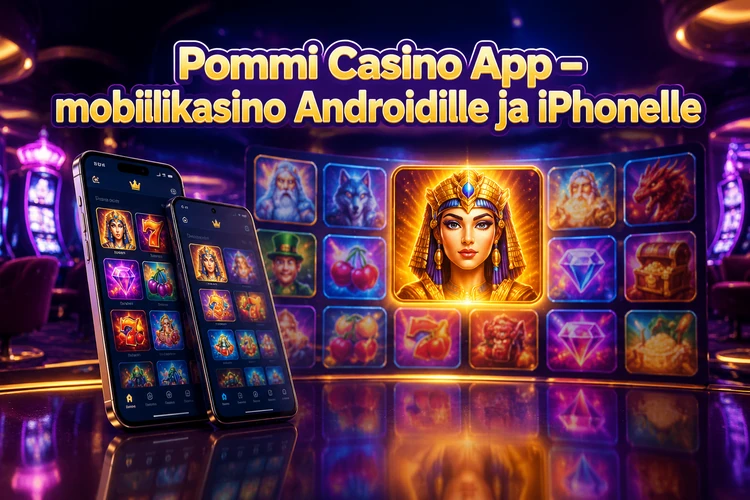 App Pommi Casino - mobiilikasino Androidille ja iPhonelle