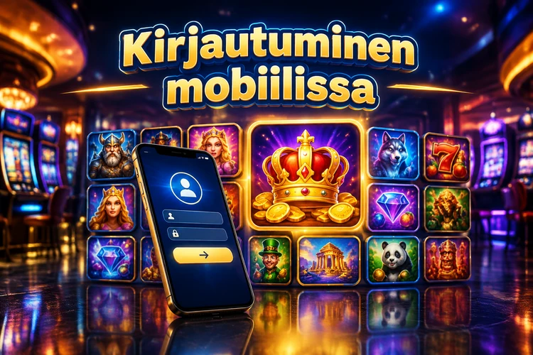 Kirjautuminen mobiilissa