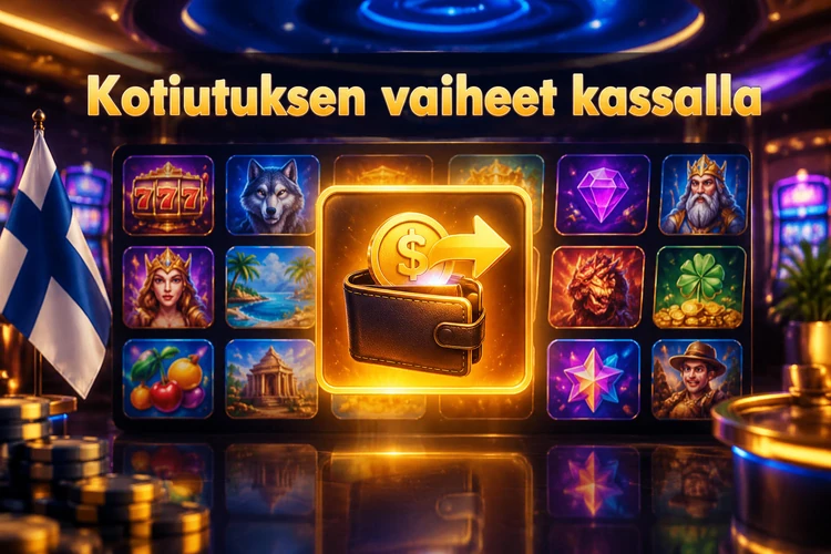 Kotiutuksen vaiheet kassalla